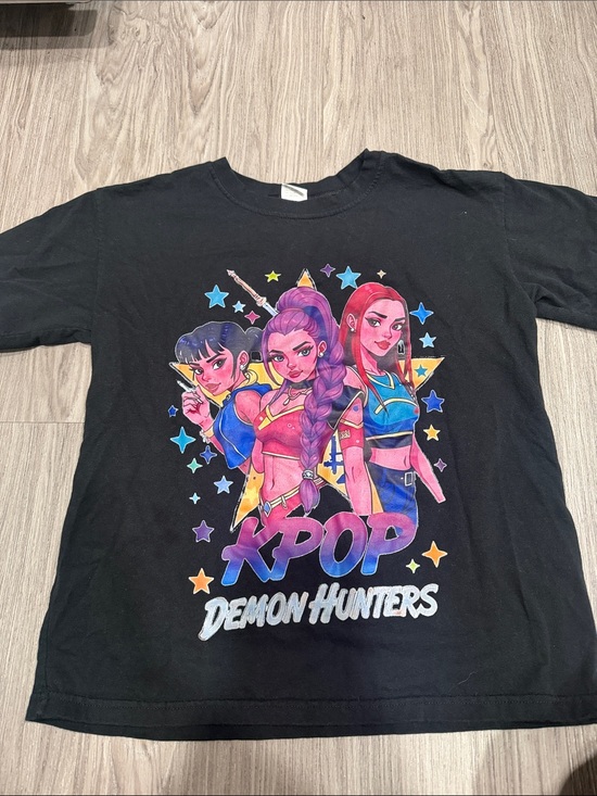 Other - KPOP Demon Hunters Graphic Kids T‑Shirt - Black